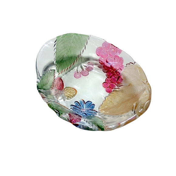 Soga Japanese Infused Glass Bowl - Picture 2 of 3